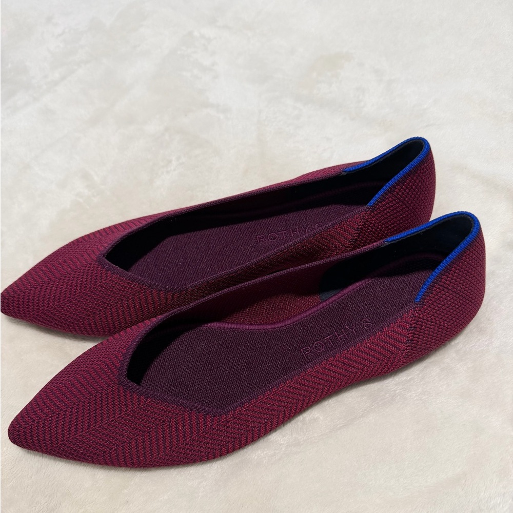 Rothy's Burgundy Flats